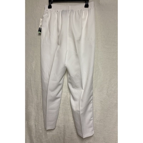 Briggs New York White Comfort Elastic Waist Women's Pants Size 8 NWT - Picture 4 of 6